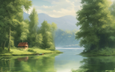 Mikula jezero: Opuštanje i ribolov u prirodi