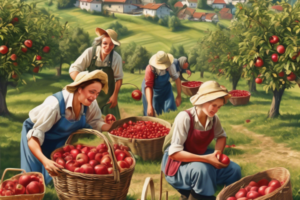 Seoski Domaćini: Berba Jabuka u Miokovcima