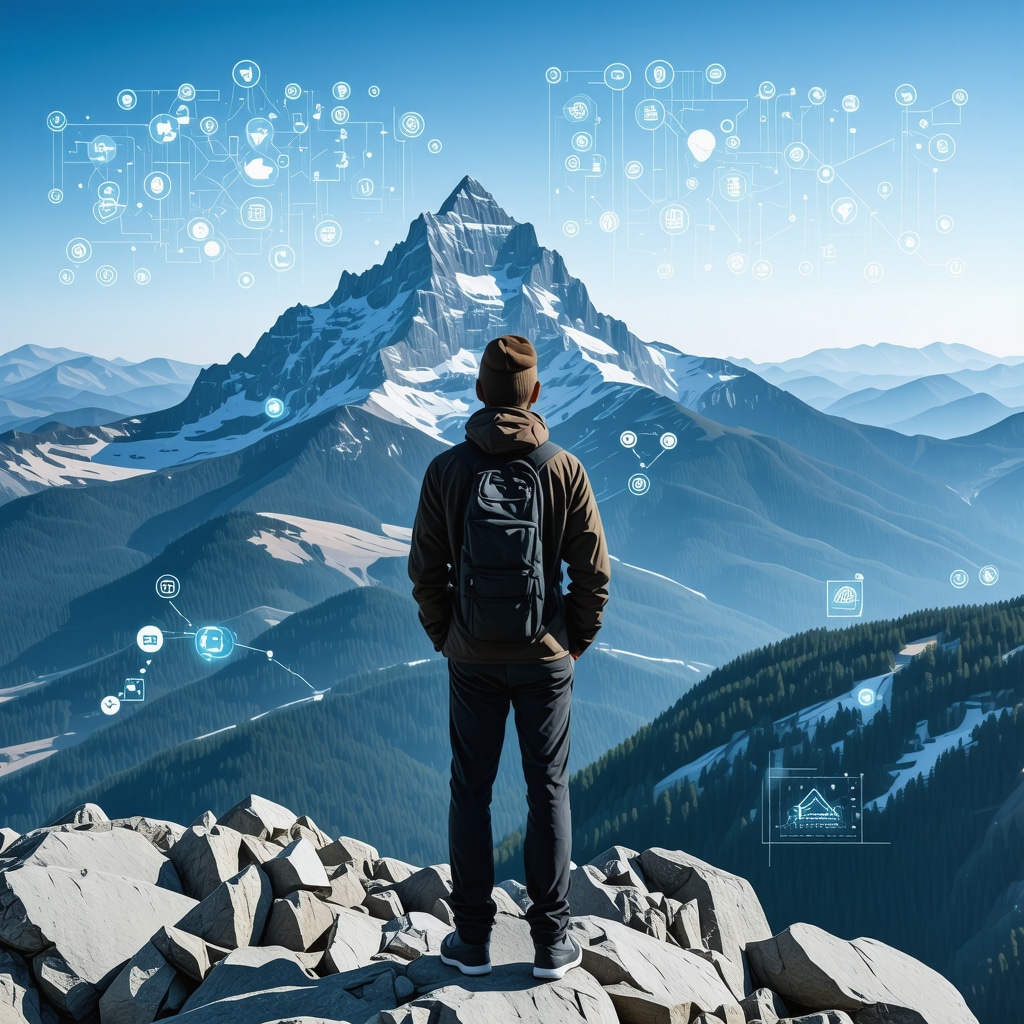 Ilustracija pametnog turizma i digitalnih tehnologija integrisanih na Staroj Planini