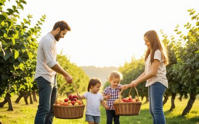Porodični vikend branje voća: Organizacija i saveti 2025