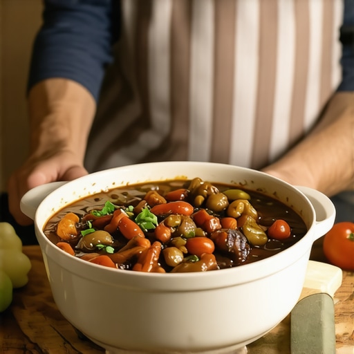 Serbian belmuž being prepared in traditional setting with fresh ingredients