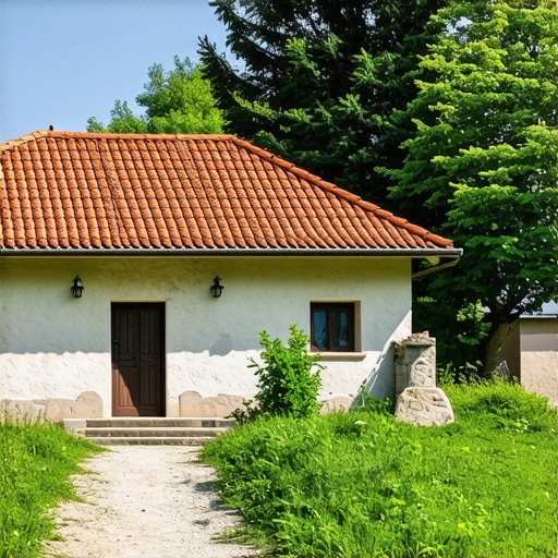 Prikaz prirodnih pejzaža Šumadije sa tradicionalnim kućama i lokalnim festivalima