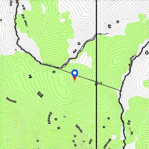 Detaljna mapa sa skrivenim stazama i GPS oznakama za iskusne planinare