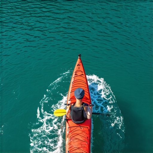 Drone capturing eco-friendly kayaking on the river Drina