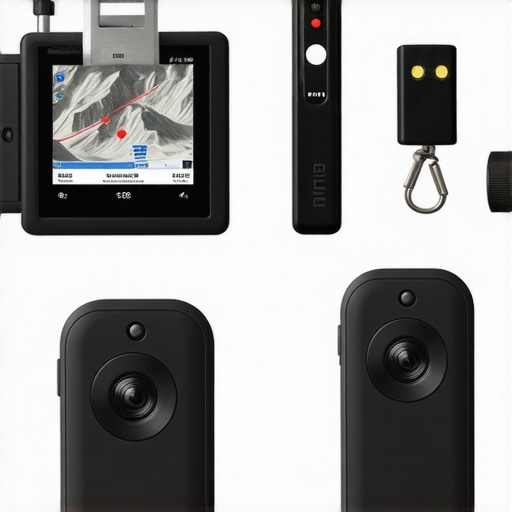 Advanced mountaineering devices with GPS and sensors in mountain terrain