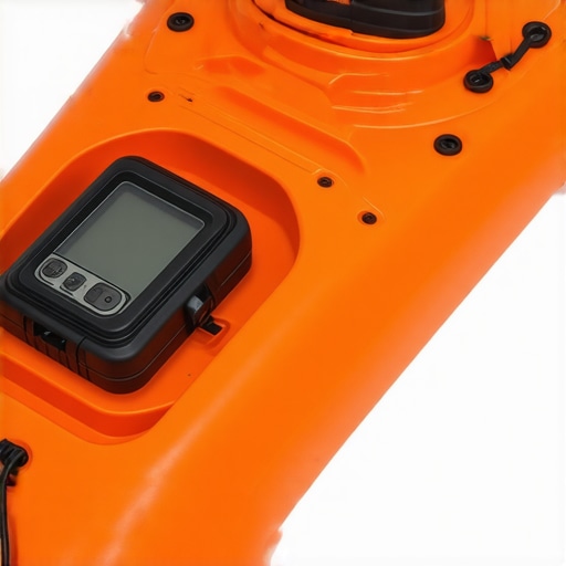 Tehnološki napredna oprema za sigurnu kajak avanturu na Drini, uključujući GPS i senzore.