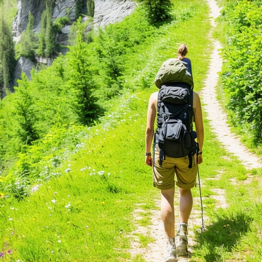 Planinari na pešačkoj stazi na Rudniku, oko zelena priroda i planinske padine
