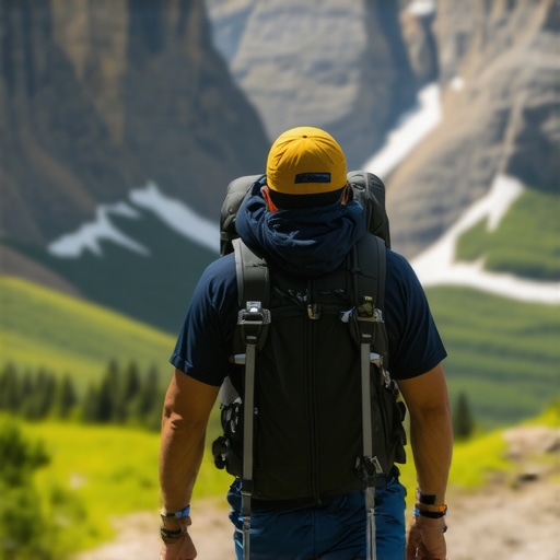 Planinar sa opremom na stazi Povlena