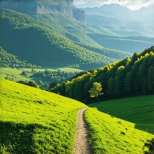 Beautiful view of Serbia's mountains suitable for adventure tourism.