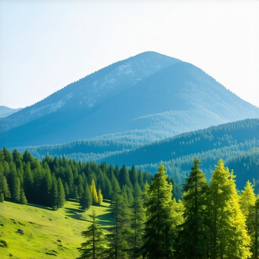 Serbian nature with mountains, river, and forest, ideal for exploration