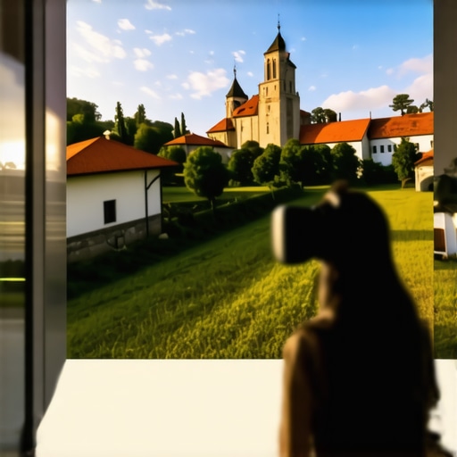 Digital visualization of immersive VR experience showcasing Serbian cultural heritage