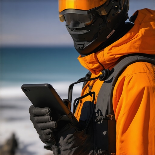 Futuristic safety devices and drones used in adventure tourism in Serbia, showcasing high-tech safety measures.