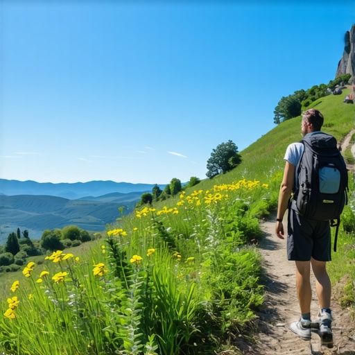 Serbian mountain trail suitable for beginners with lush greenery and scenic views