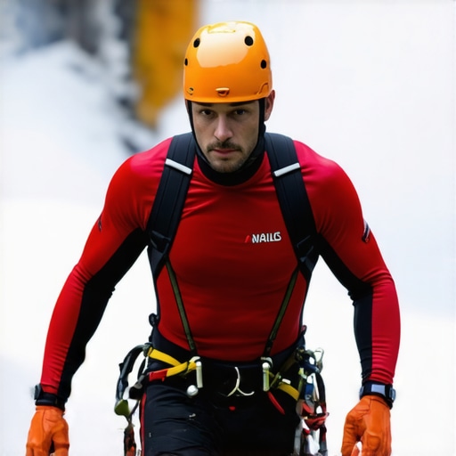 High-tech canyoning safety gear with AI monitoring