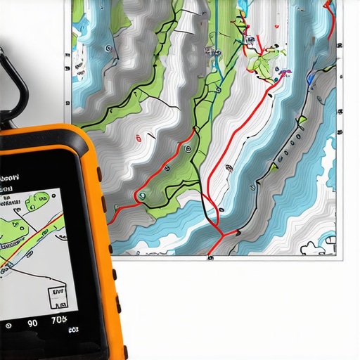 GPS device and detailed topographic maps used by expert hikers on Suva planina.