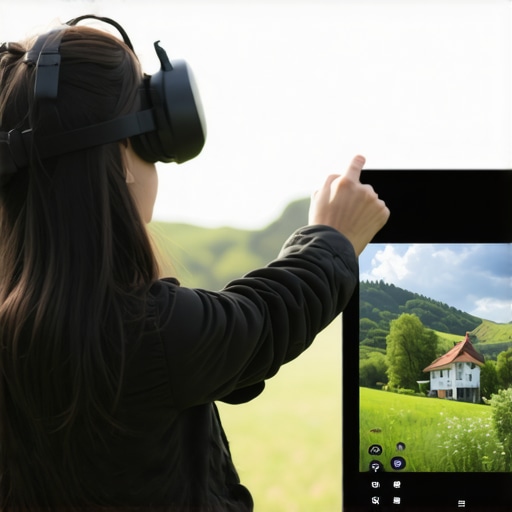AR devices and digital screens in rural setting boosting tourism experience