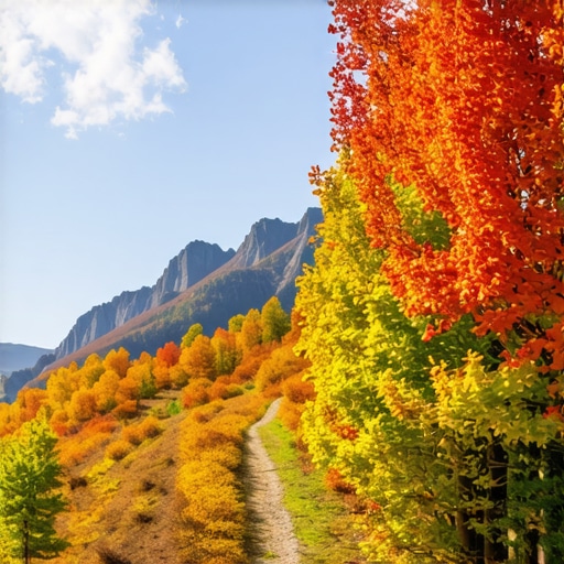 Jesen na Staroj Planini: šumske staze prekrivene lišćem, planinski vrhovi u pozadini