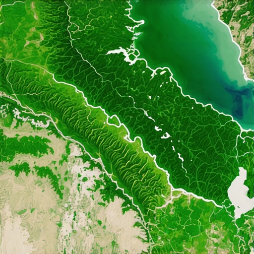 Satellitski prikaz prirodnih rezervata i nacionalnih parkova u Srbiji sa fokusom na očuvanje prirode