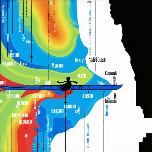 Infographic illustrating water levels and weather conditions for kayaking on Drina in 2025