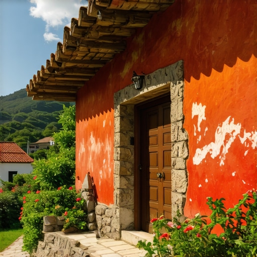 Seoska kuća u Albaniji okružena prirodom, prikaz tradicije i autentičnosti