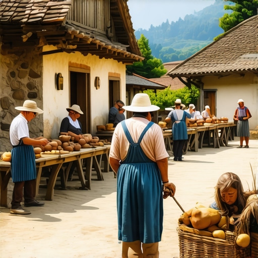 Autentična srpska sela i zanati Lokalni zanatlije u srpskom selu pravi ručne proizvode u prirodnom okruženju