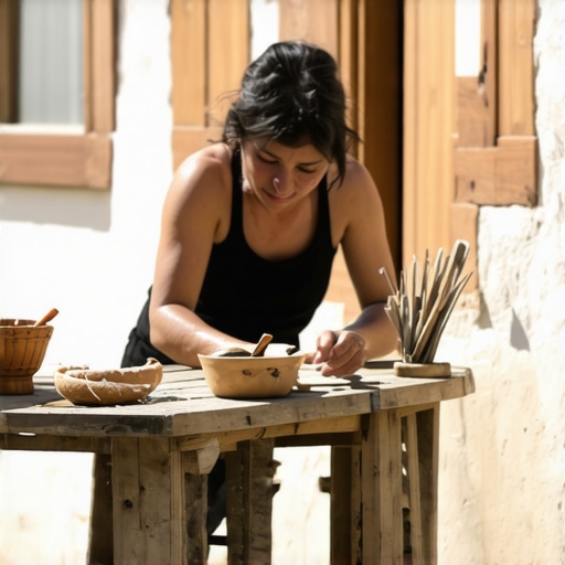 Tradicionalno srpsko selo sa gostima na radionici, autentično ruralno okruženje