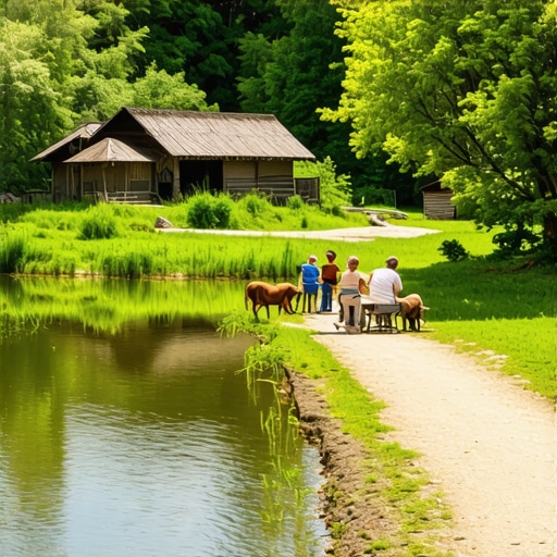 Bosanska Derventa: Porodični odmor u etno selu sa jezerom i mini zoo vrtom