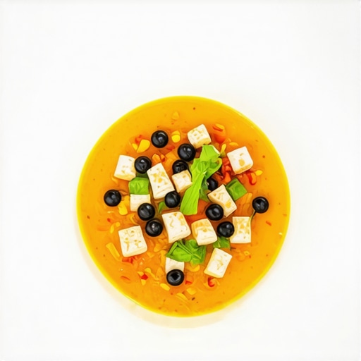 Modern presentation of traditional Bosnian dishes in rustic setting