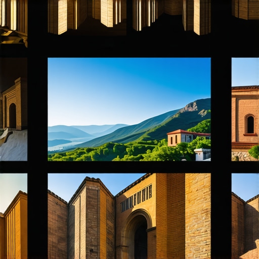 Virtual reality headset displaying Bosnian cultural sites for immersive tourism experience