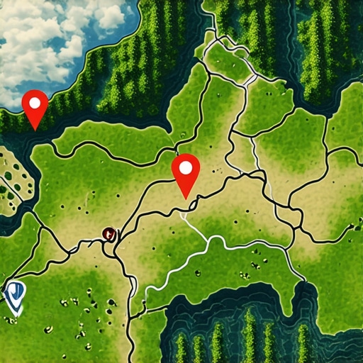 Interactive digital map highlighting Moravski Konaci attractions and innovations