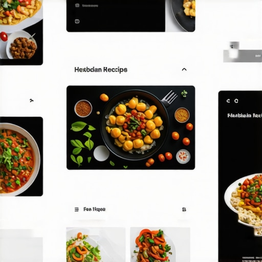 Modern digital platform displaying Serbian traditional recipes on mobile devices