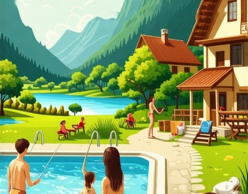 Eco Village Raj u Raju: Porodični odmor sa bazenima, ribolovom i planinarenjem