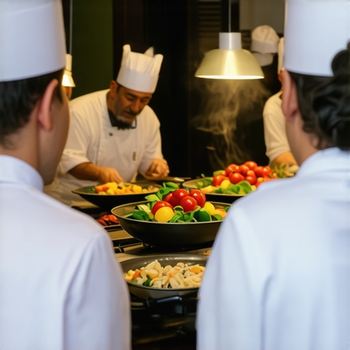 Serbian chefs preparing traditional dishes with modern cooking techniques in Galičnik