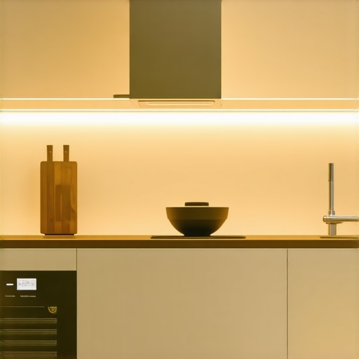 State-of-the-art kitchen with modern culinary gadgets and creative dishes