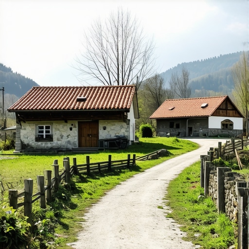 Bosanski ruralni pejzaž sa solarnih panela i lokalnim zajednicama