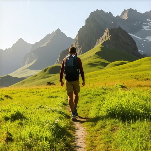 Hikers exploring mountain trail in Serbia's scenic landscape