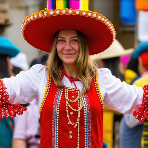 Local artisans in traditional costumes showcasing handcrafted goods at a rural festival