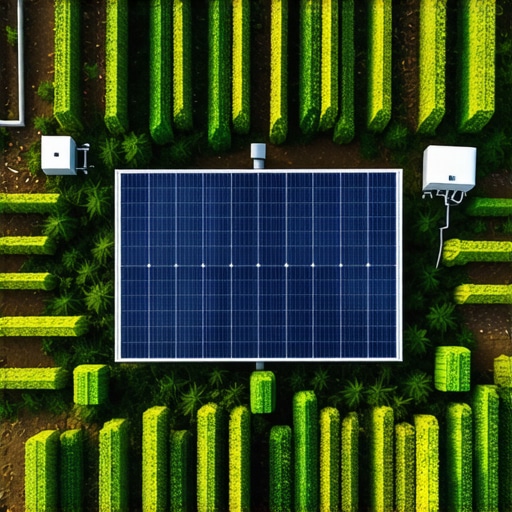 Solarni paneli i senzori u prirodi za održivi razvoj