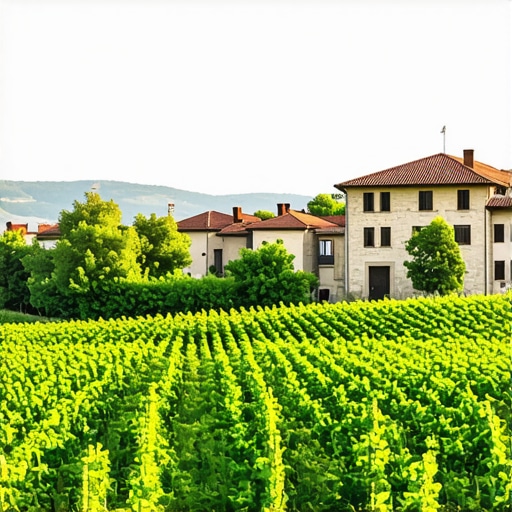 Panoramic view of Timcevski kompleks with vineyards and lush greenery