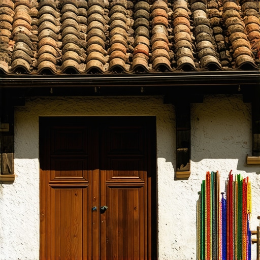 Local artisans and families engaging in traditional crafts and activities in Serbian village