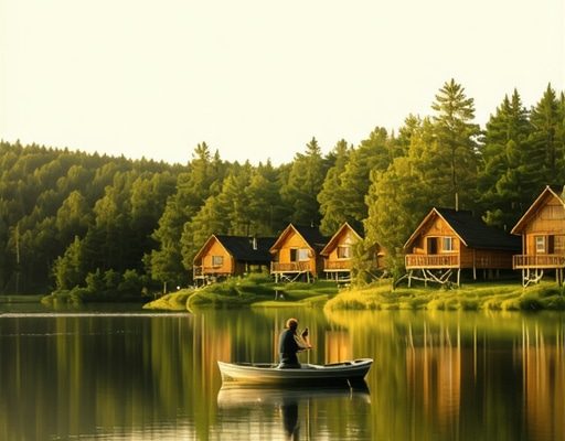 Volari Šipovo: Relaks i ribolov u drvenim brvnama od €112