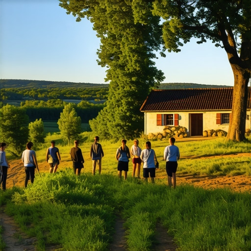 Farmers and tourists engaging in traditional activities on Krk island