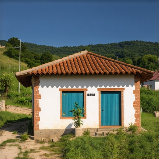 Tradicionalna kuća u etno selu sa prirodnim okruženjem