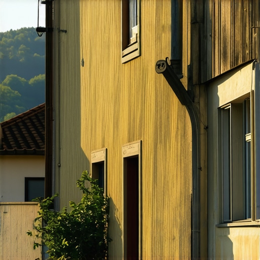 Authentic Serbian Ethno Village Scene Serbian village with traditional houses and natural surroundings