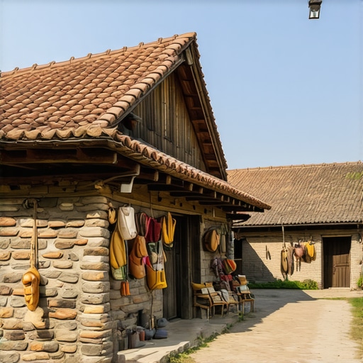 Authentic Serbian Ethno Village Rustic Serbian village with traditional houses and local artisans