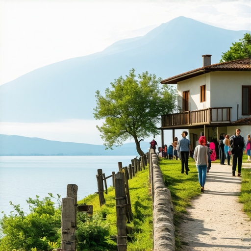 Authentic and Sustainable Herceg Etno Selo Tourists enjoying nature at Herceg Etno Selo with a focus on sustainability