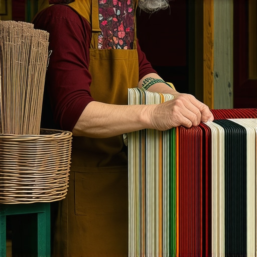 Bosnian artisans crafting traditional handmade items in a rural setting