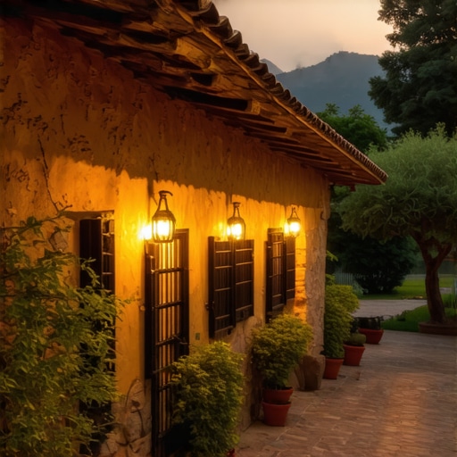 Traditional Bosnian villa surrounded by nature, representing rural tourism