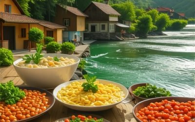 Domaći specijaliteti i ruralni ugođaj u Etno selu Sunčana reka na obali Drine