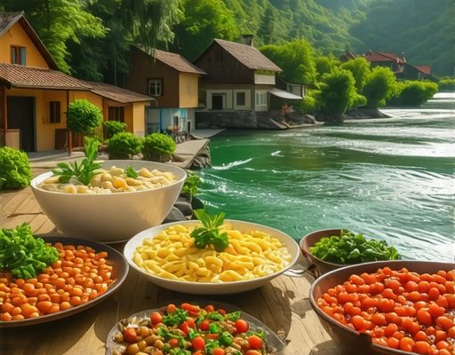 Domaći specijaliteti i ruralni ugođaj u Etno selu Sunčana reka na obali Drine